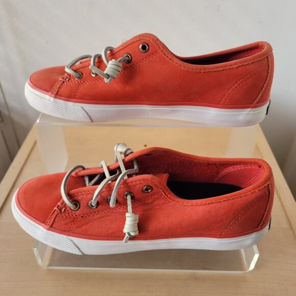 Sperry Topsider Seacoast Women’s Burnt Orange Shoe (Size: 6.5 Medium) - Picture 12 of 13